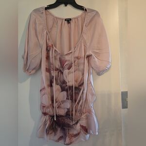 Alya Blush Floral Women's Blouse